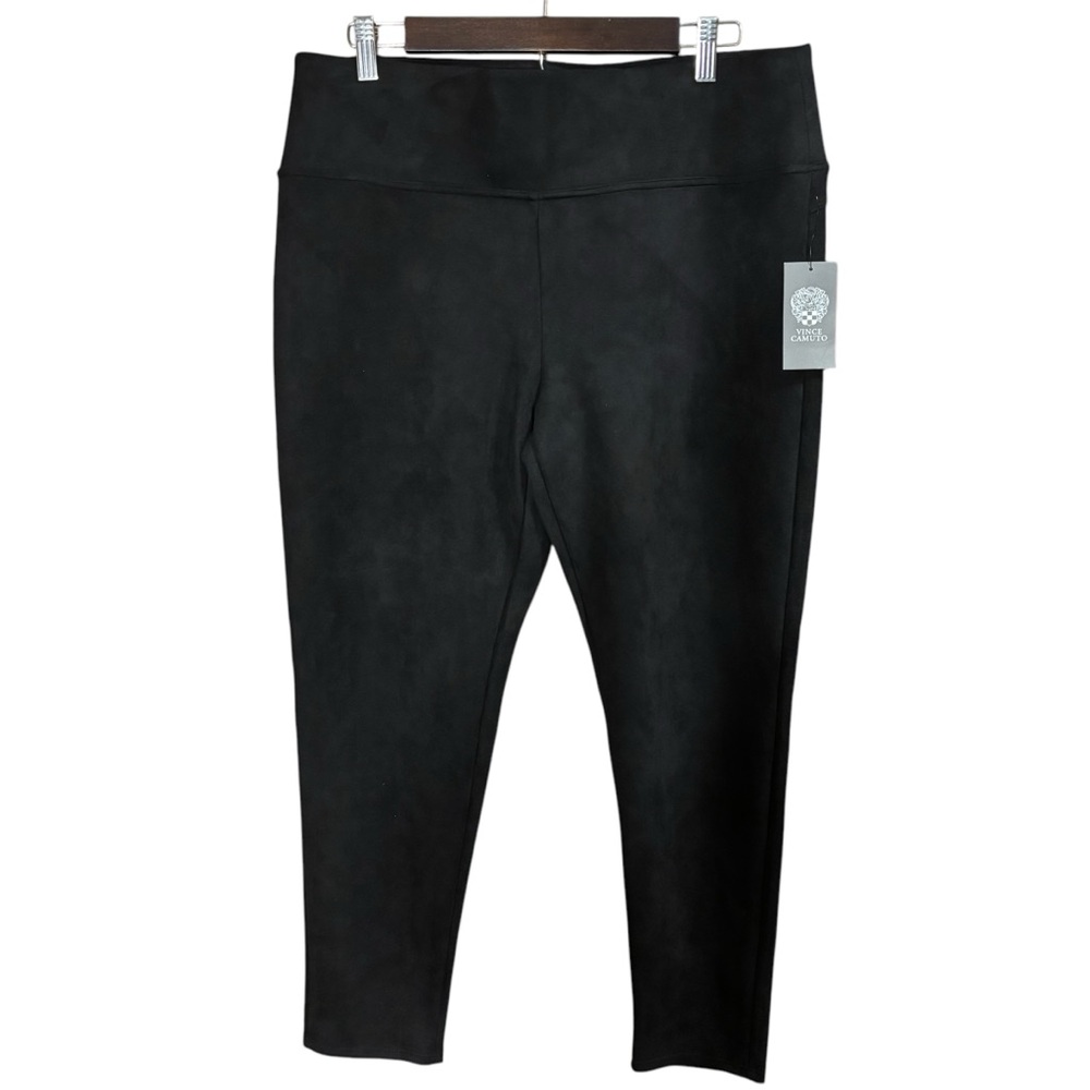 Vince Camuto Faux Suede Stretch Pants - Picture 1 of 9